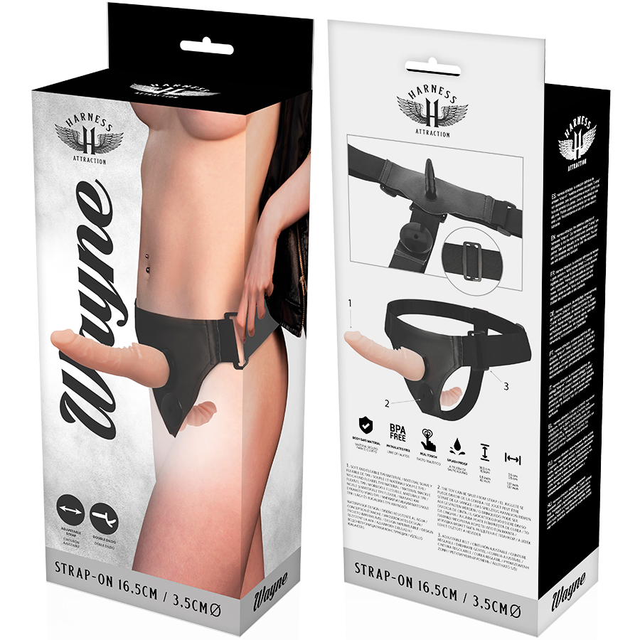 HARNESS ATTRACTION - WAYNE DOUBLE PENETRACI N 16.5 CM -O- 3.5 CM – Image 6