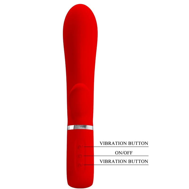PRETTY LOVE - VIBRATEUR MULTIFONCTION G-SPOT THOMAS ROUGE – Image 6