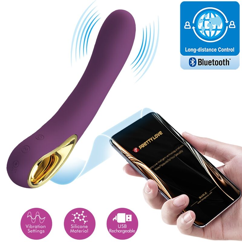 PRETTY LOVE - ETHAN VIBRATEUR RECHARGEABLE VIOLET – Image 6