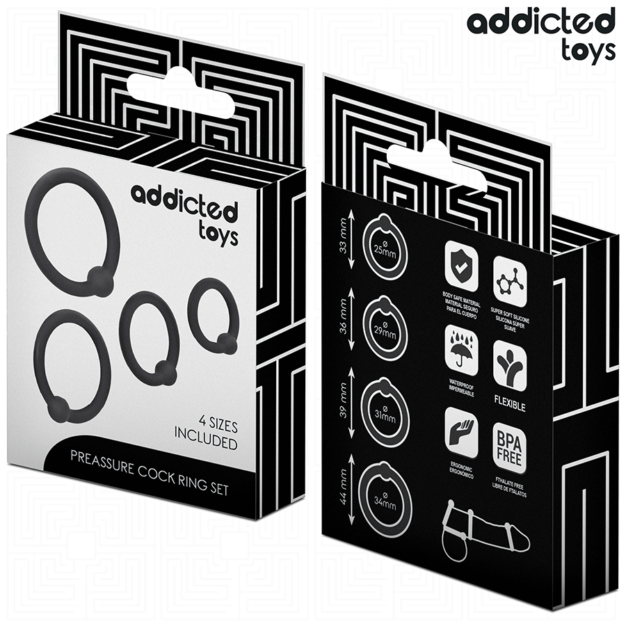 ADDICTED TOYS - LOT D'ANNEAUX EN SILICONE À PRESSION – Image 6