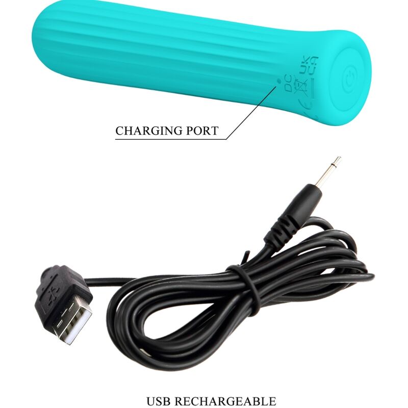 PRETTY LOVE - BLANCHE VIBRATEUR STIMULATEUR BLEU – Image 6