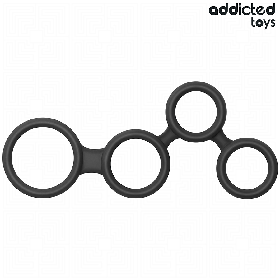 ADDICTED TOYS - ANNEAU PÉNIS AVEC SÉPARATEURS POUR TESTICULES – Image 6