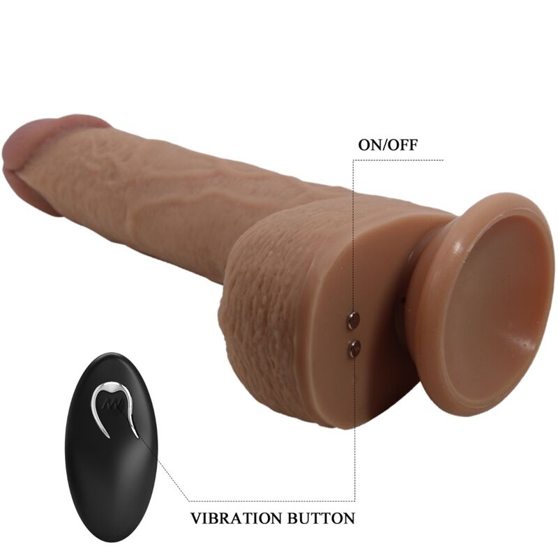 PRETTY LOVE - VIBRATEUR GODE RÉALISTE TOMMY 22.5 CM – Image 6