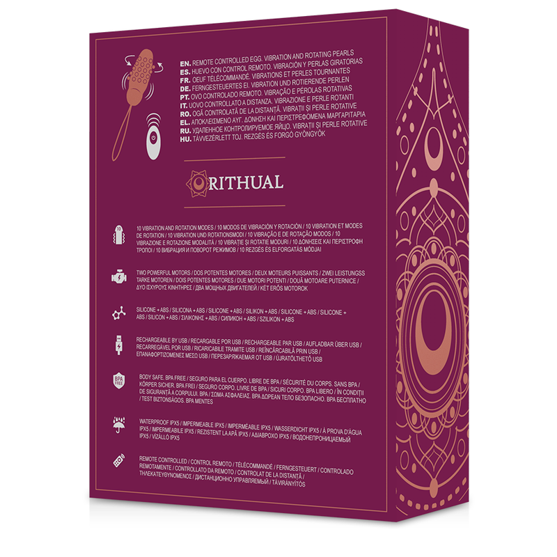 RITHUAL - SITA EGG TÉLÉCOMMANDE ROTATION DES BILLES + VIBRATION – Image 6