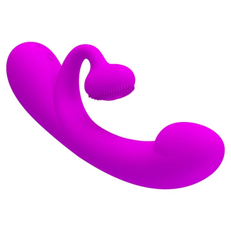 PRETTY LOVE - VIBRATEUR SINCÈRE ET ONDES STIMULANTES CLITORIDIENNES SILICONE VIOLET – Image 6
