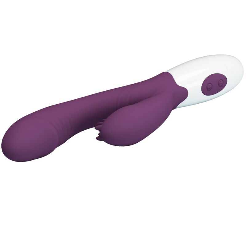 PRETTY LOVE - ANDRE VIBRATEUR RABBIT & STIMULATEUR DE POINT G VIOLET – Image 6