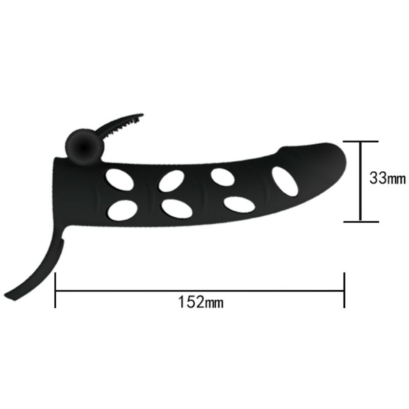 PRETTY LOVE - HOUSSE EN SILICONE AVEC VIBRATION 15.2 CM – Image 6
