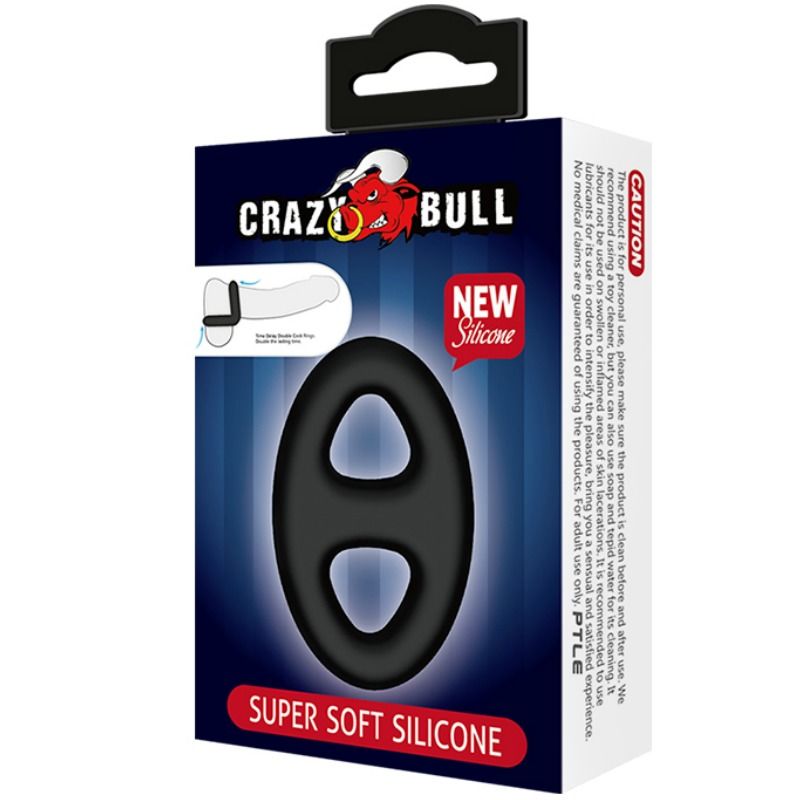 CRAZY BULL - BAGUE DOUBLE EN SILICONE SUPER DOUCE – Image 6