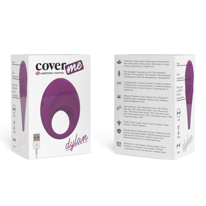 COVERME - BAGUE RECHARGEABLE DYLAN COMPATIBLE AVEC LA TECHNOLOGIE SANS FIL WATCHME – Image 6
