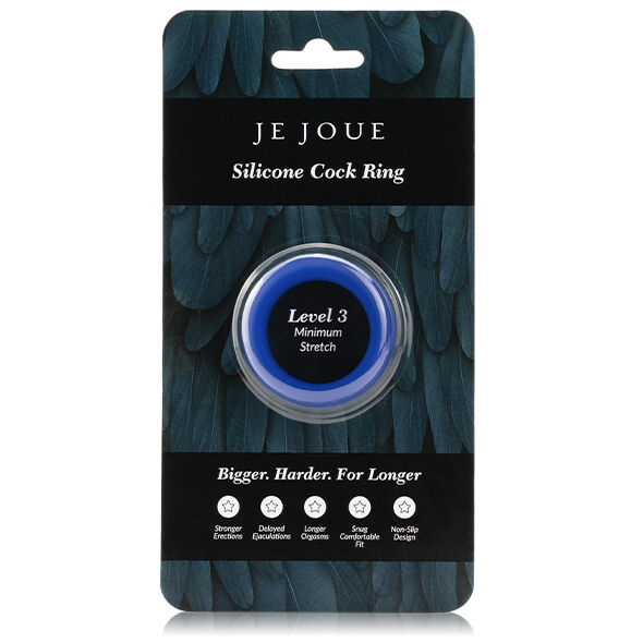 JE JOUE - BAGUE SILICONE BLEUE STRANGULATION MINIMUM – Image 6