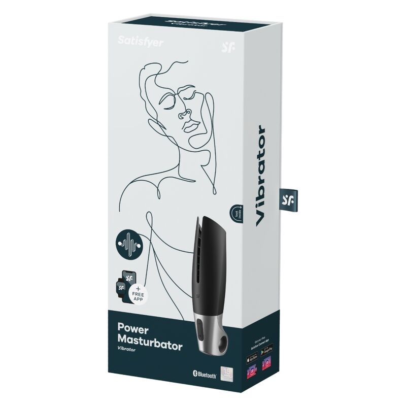 SATISFYER - MASTURBATEUR PUISSANT NOIR – Image 6