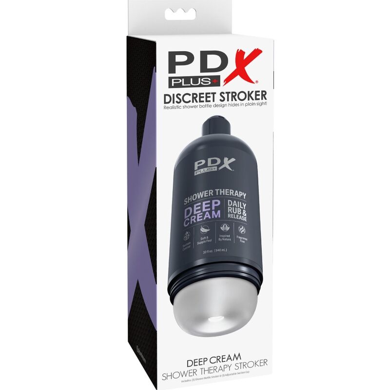 PDX PLUS - STROKER MASTURBATEUR DISCRET DEEP CREAM SHAMPOOING CONCEPTION DE BOUTEILLE – Image 6