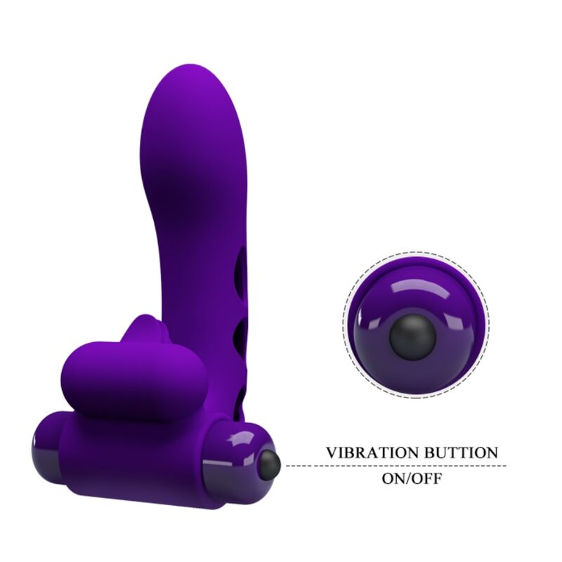 PRETTY LOVE - COUVERCLE DE DOIGT VIBRATEUR ORLANDO VIOLET – Image 6