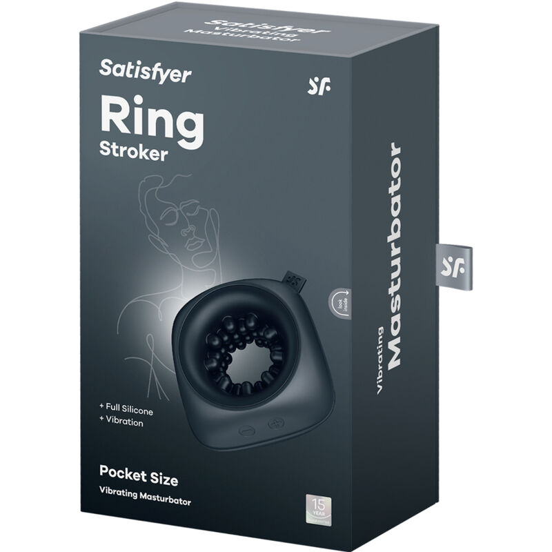 SATISFYER - RING STROKER MASTURBATEUR & VIBRATEUR – Image 6
