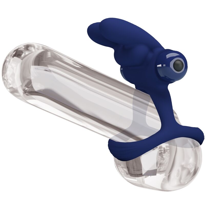 PRETTY LOVE - FRANCISCO DOUBLE ANNEAU VIBRANT LAPIN BLEU – Image 6