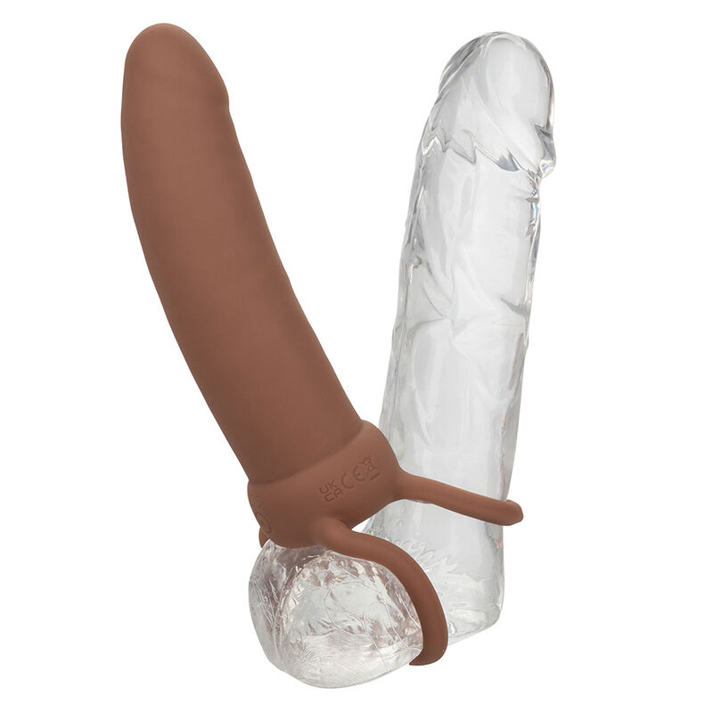 CALEXOTICS - MAXX THICK DOUBLE PÉNÉTRATEUR 10 VIBRATIONS MARRON – Image 6