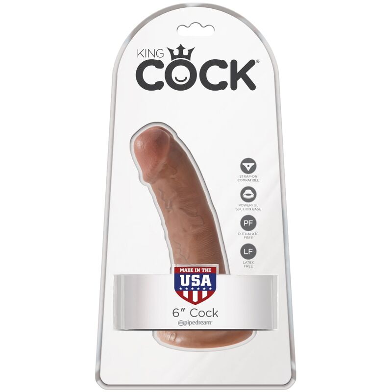 KING COCK - PÉNIS RÉALISTE 15 CM CARAMEL – Image 6