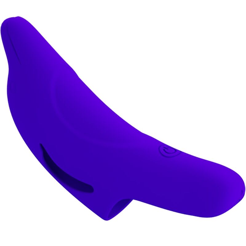 PRETTY LOVE - PUISSANT STIMULATEUR DE DOIGTS BLEU FONCÉ DELPHINI – Image 6