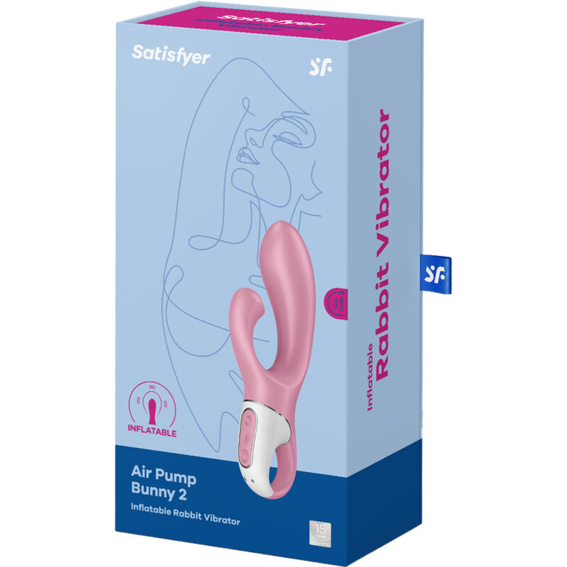 SATISFYER - POMPE AIR BUNNY 2 ROSE – Image 6