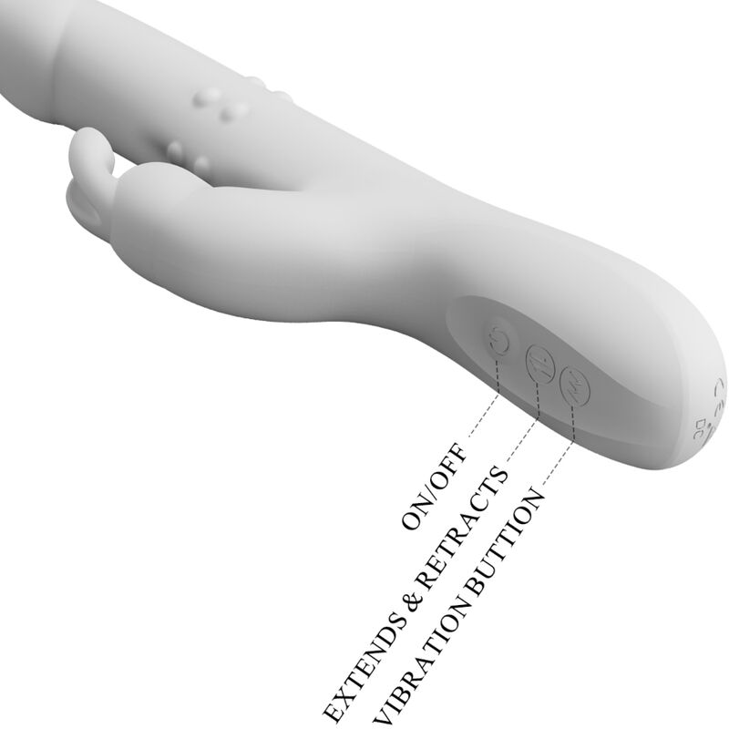 PRETTY LOVE - VIBRATEUR REESE AVEC ROTATION ARGENTÉE – Image 6