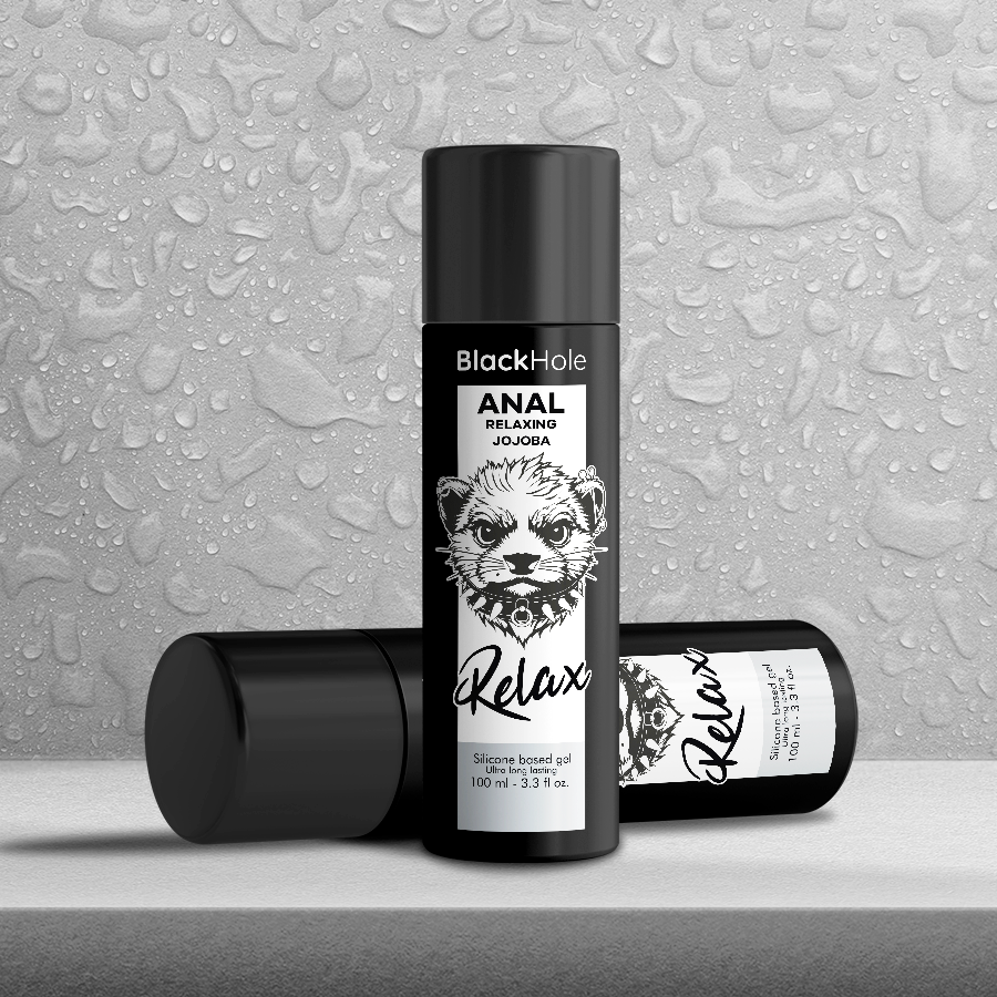 BLACK HOLE - RELAXANT ANAL JOJOBA RELAX BASE SILICONE 100 ML – Image 6
