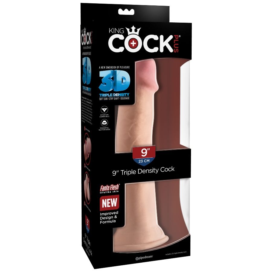 KING COCK - GODE TRIPLE DENSITÉ 23 CM – Image 6