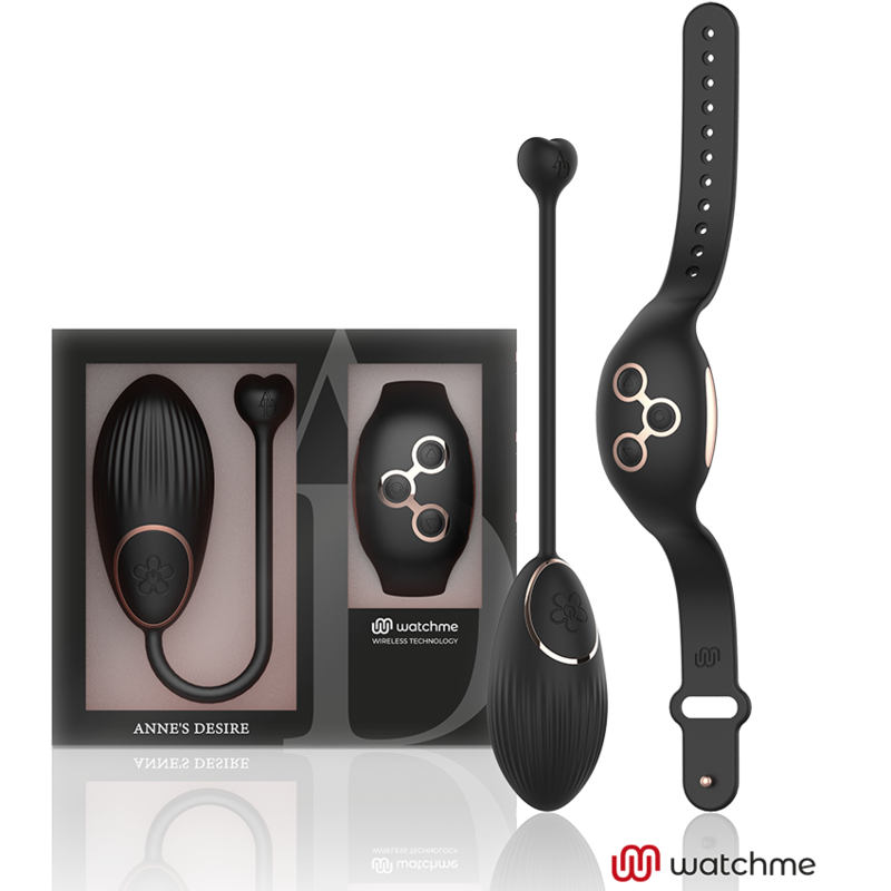 ANNE'S DESIRE - EGG TÉLÉCOMMANDE WATCHME NOIR/OR