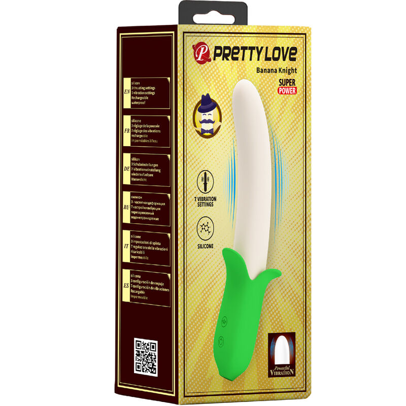 PRETTY LOVE - BANANA KNIGHT SUPER PUISSANCE 7 VIBRATIONS EN SILICONE – Image 7