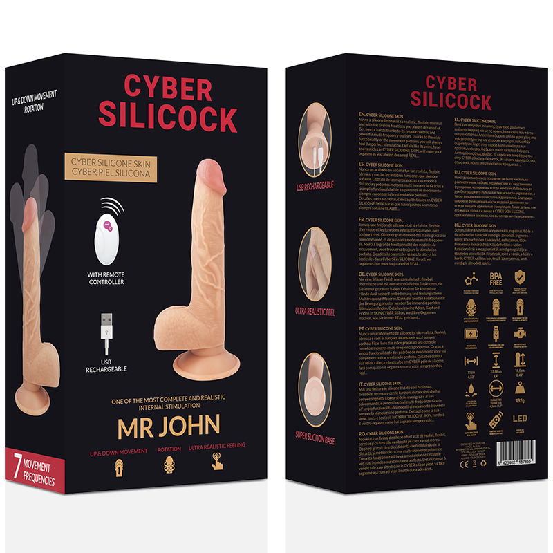 CYBER SILICOCK - TÉLÉCOMMANDE RÉALISTE MR JOHN 23.88 CM -O- 4.3 CM – Image 7