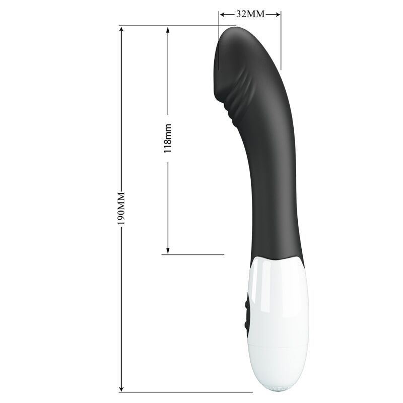 PRETTY LOVE - ELEMENTAL VIBRATEUR POINT G 30 MODES NOIR – Image 7