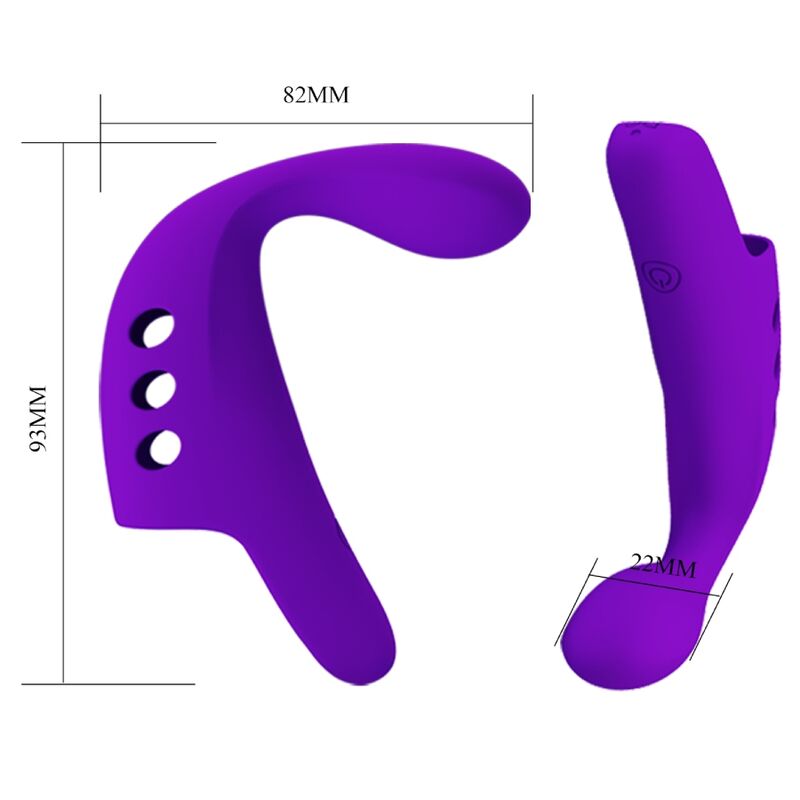 PRETTY LOVE - VIBRATEUR DOIGT RECHARGEABLE GORGON VIOLET – Image 7