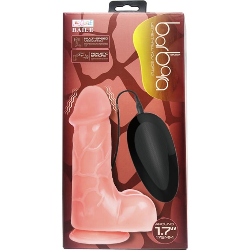 BAILE - VIBRATEUR RÉALISTE NATUREL BARBARA 21 CM – Image 7