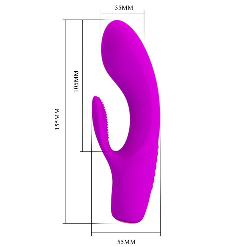 PRETTY LOVE - VIBRATEUR RECHARGEABLE TIM PURPLE – Image 7