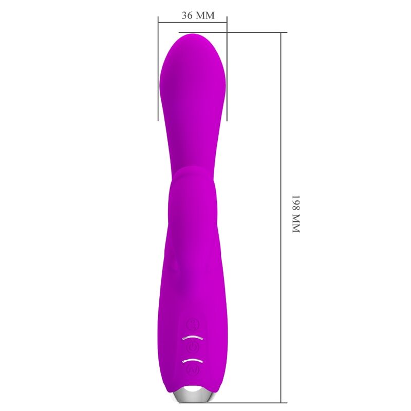 PRETTY LOVE - VIBRATEUR LAPIN RECHARGEABLE GLORIA IMPERMÉABLE VIOLET – Image 7