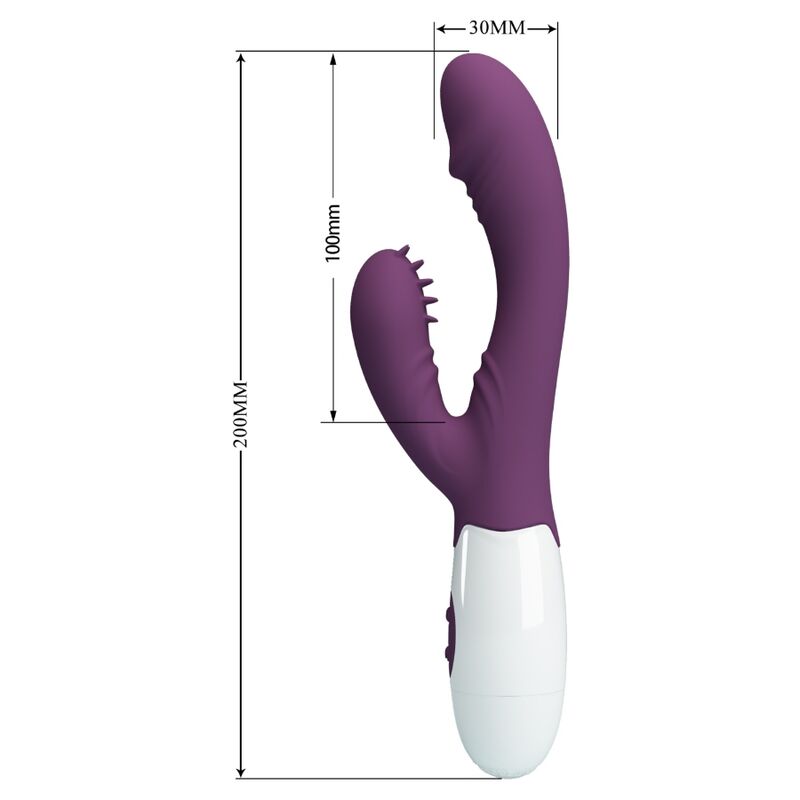 PRETTY LOVE - ANDRE VIBRATEUR RABBIT & STIMULATEUR DE POINT G VIOLET – Image 7