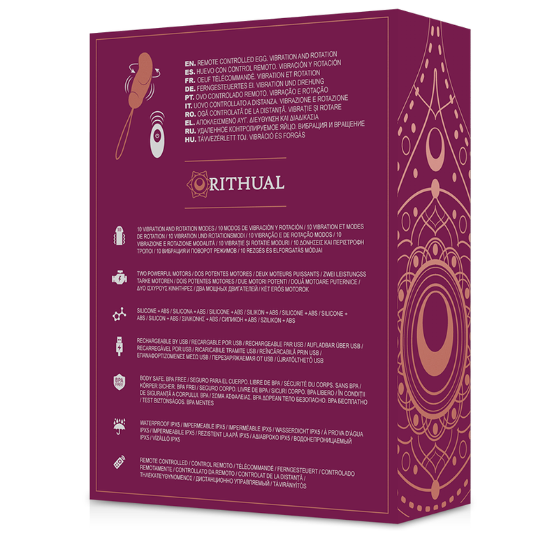 RITHUAL - ESHA EGG SYSTÈME DE TÉLÉCOMMANDE ROTATION + VIBRATION – Image 7