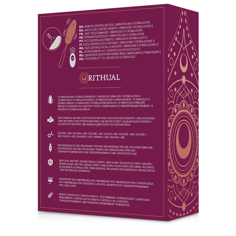 RITHUAL - PRIYA EGG TÉLÉCOMMANDE G-SPOT + VIBRATION – Image 7