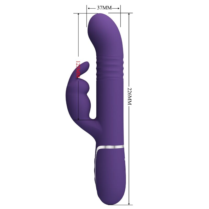 PRETTY LOVE - COALE VIBRATEUR RABBIT 4 EN 1 VIOLET – Image 7