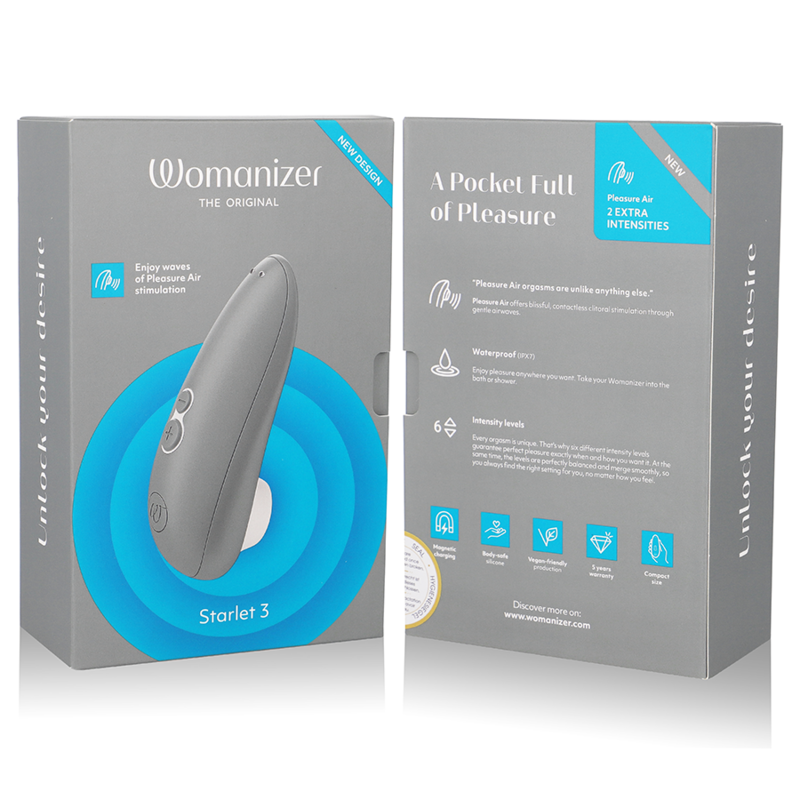 WOMANIZER - STIMULATEUR CLITORAL STARLET 3 GRIS – Image 7