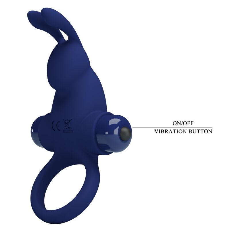 PRETTY LOVE - JIRO BAGUE LAPIN AVEC VIBRATION BLEU – Image 7