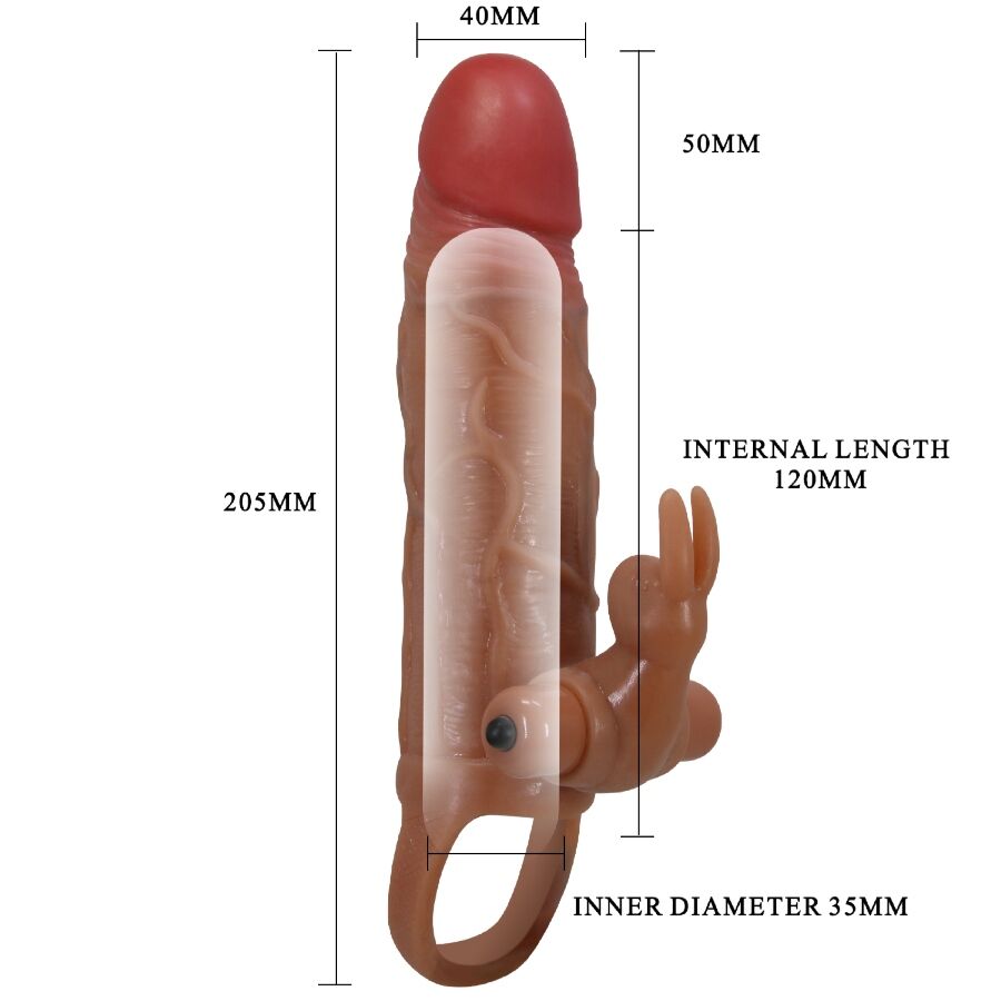 PRETTY LOVE - OSMAR MANCHON PÉNIS + STIMULATEUR DE CLITORIS VIBRANT – Image 7