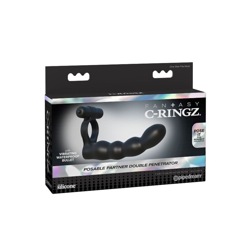 FANTASY C-RINGZ - PÉNÉTRATEUR DOUBLE POSABLE – Image 7