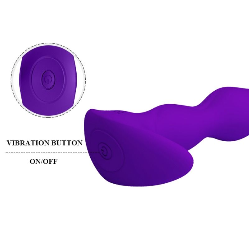PRETTY LOVE - MASSAGER ANAL 12 MODES DE VIBRATION LILAS – Image 7