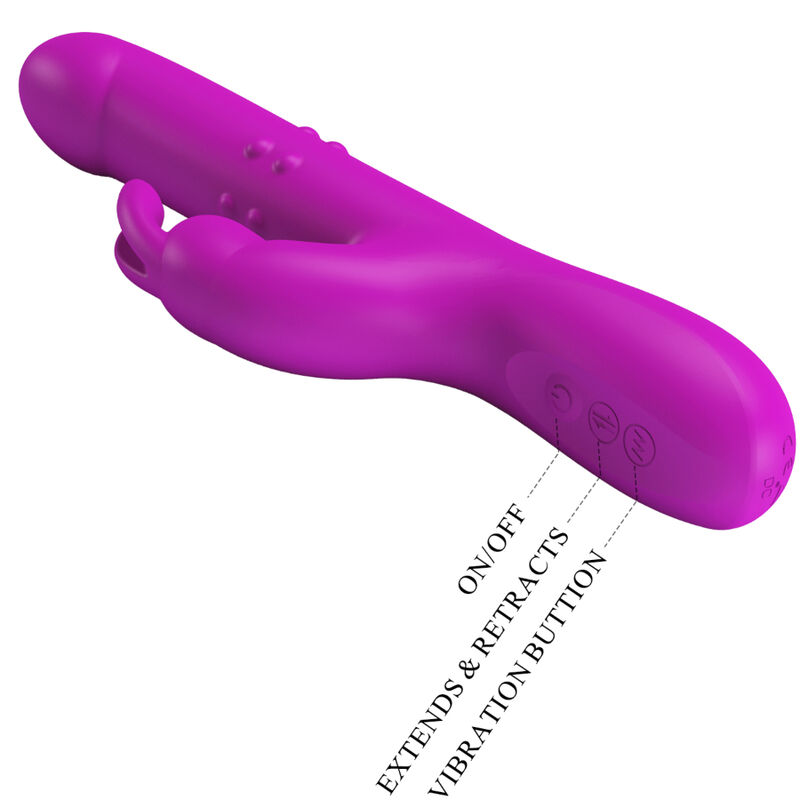 PRETTY LOVE - VIBRATEUR REESE AVEC ROTATION VIOLET – Image 7