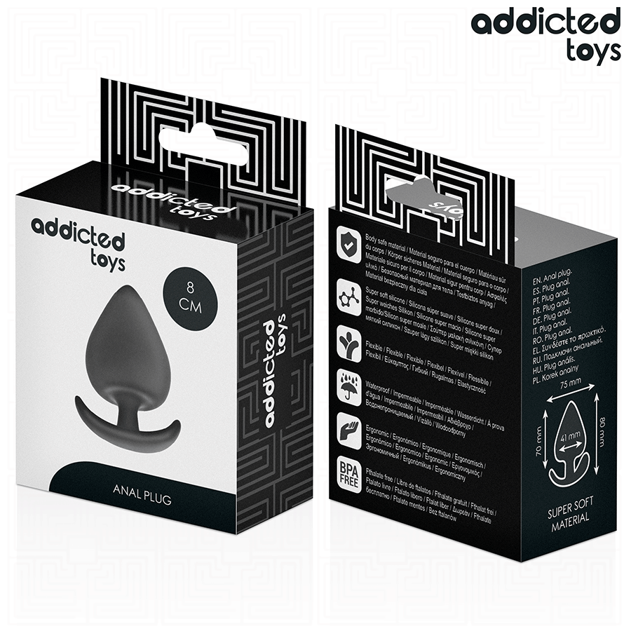 ADDICTED TOYS - PLUG ANAL TAILLE L 8 CM – Image 7