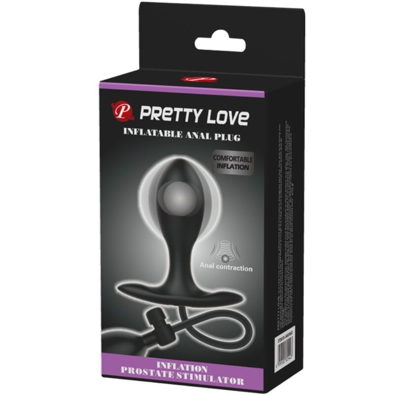 PRETTY LOVE - PLUG ANAL GONFLABLE NOIR – Image 7