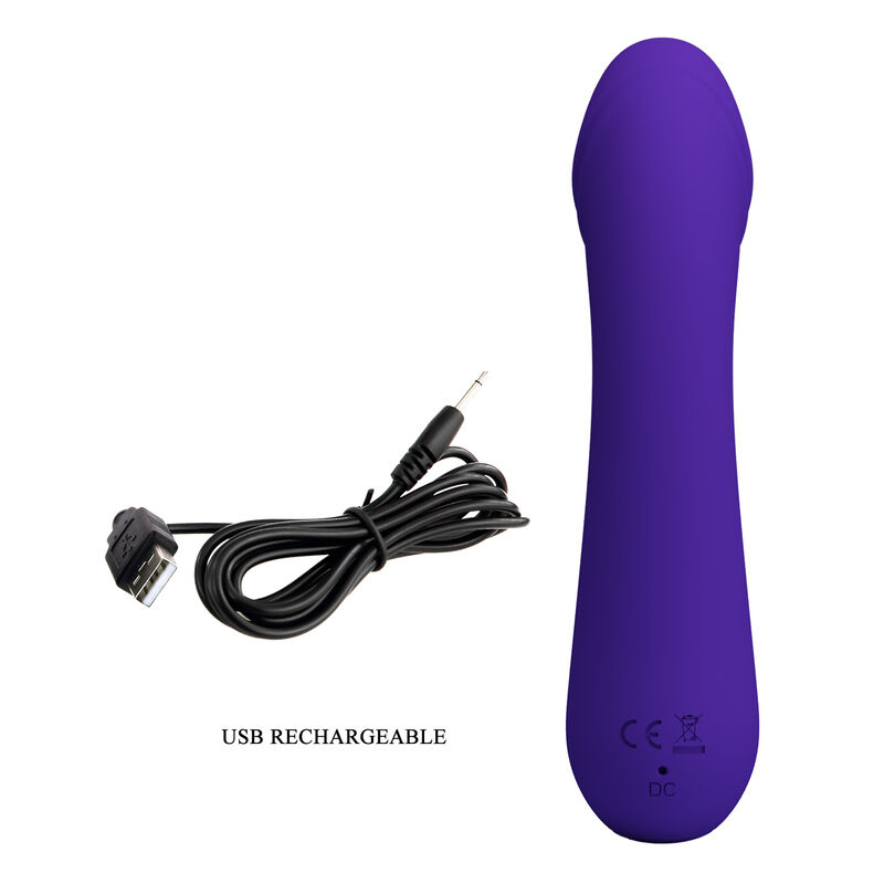 PRETTY LOVE - VIBRATEUR RECHARGEABLE CETUS VIOLET – Image 8