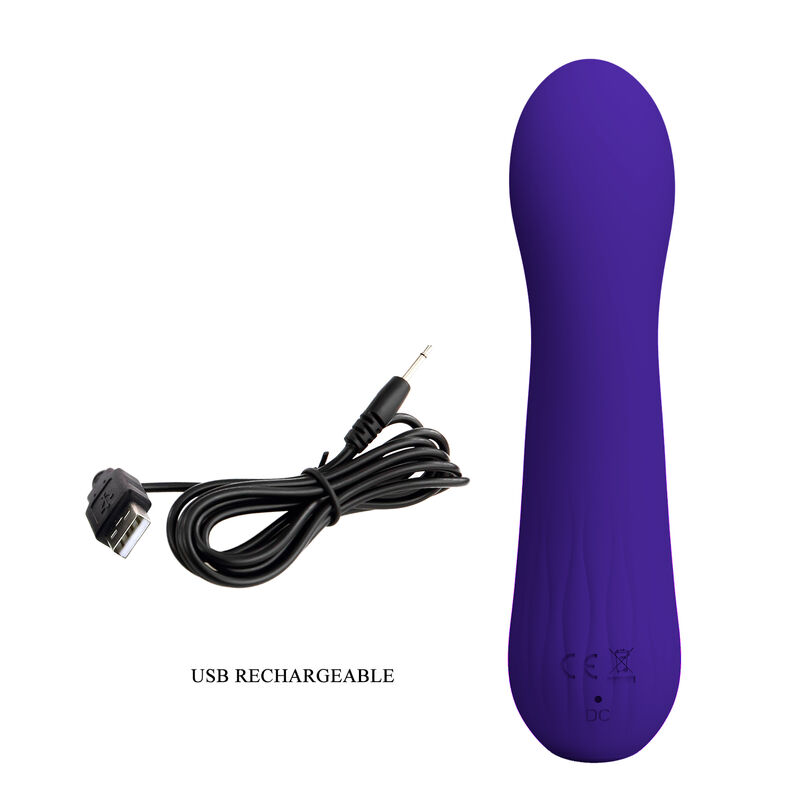 PRETTY LOVE - VIBRATEUR RECHARGEABLE FAUN VIOLET – Image 8