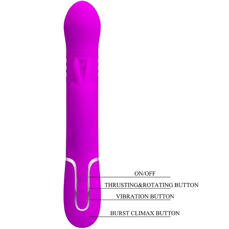 PRETTY LOVE - VIBRATEUR COALE RABBIT PERLES VIOLET – Image 8