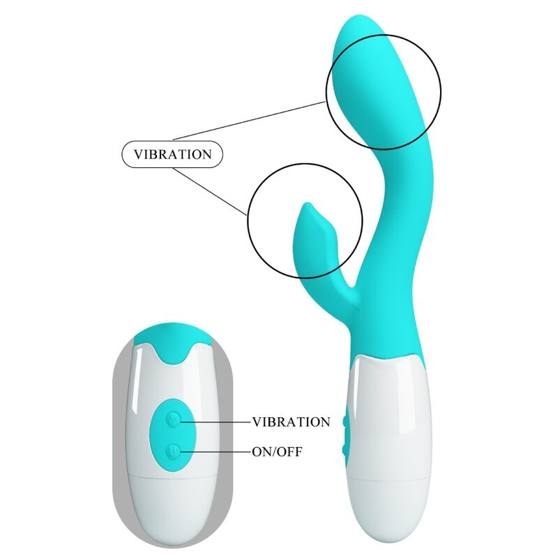PRETTY LOVE - VIBRATEUR BRIGHTY G-SPOT VERT AQUA – Image 8